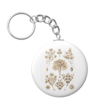 Key chain with algae designs