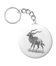 Key chains with antelope designs