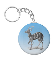 Key chains with antelope designs