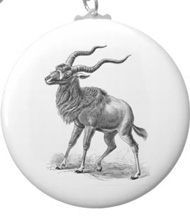 Key chains with antelope designs