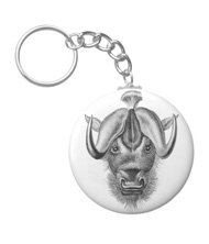 Key chains with antelope designs