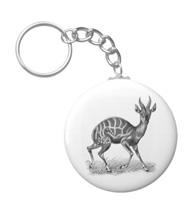 Key chains with antelope designs