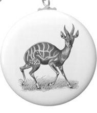 Key chains with antelope designs