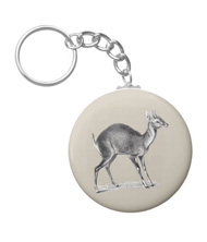 Key chains with antelope designs