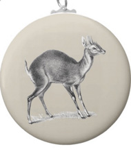 Key chains with antelope designs