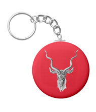 Key chains with antelope designs