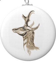 Key chains with antelope designs