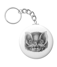 Keychains with bat designs