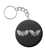 Keychains with bat designs