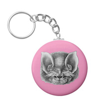 Keychains with bat designs