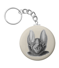 Keychains with bat designs