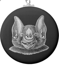 Keychains with bat designs