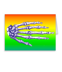 cards of Bones of the human hand