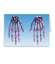 cards of Bones of the human hand