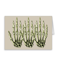 cards of Bones of the human hand