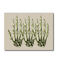 cards of Bones of the human hand