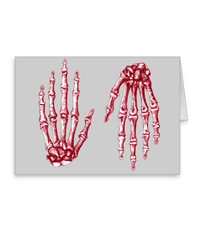 cards of Bones of the human hand