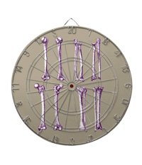 Bones of the human lower limb, dart boards