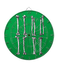 Bones of the human lower limb, dart boards