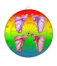 bones of the human body, dart boards