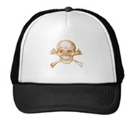 Skull and cross bones hats