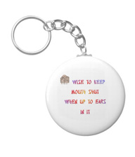 Keychains with words of Chinese wisdom