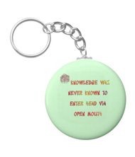 Keychains with words of Chinese wisdom