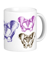 bones of the human body, mugs