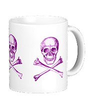 Skull and cross bones mugs