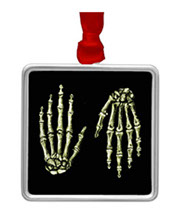Bones of the human hand ornaments