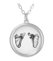 bones of the human body, pendants