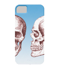 Details of the human skull singularly and in groups, in various colors and arrangements. ipad covers, smartphone covers