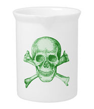 Skull and cross bones teapots and pitchers