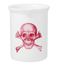 Skull and cross bones teapots and pitchers