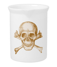 Skull and cross bones teapots and pitchers