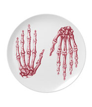 Bones of the human hand plates