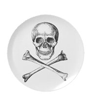 Skull and cross bones plates