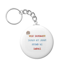 Keychains with words of Chinese wisdom