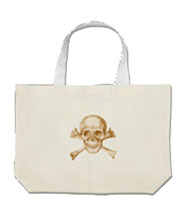 Skull and cross bones bags