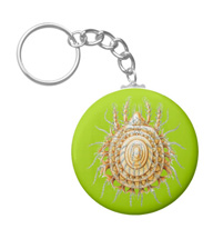 Keychains with spider designs, based on the drawings of Ernst Haeckel