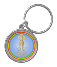 Keychains with squid and octopus designs, based on the drawings of Ernst Haeckel