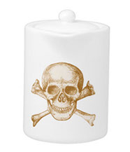 Skull and cross bones teapots and pitchers