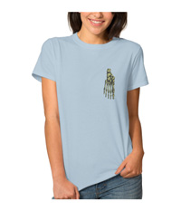 Bones of the human foot, women's tee-shotrsw