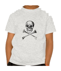 skull and cross-bones tee-shirts