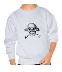 skull and cross-bones tee-shirts