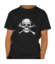 skull and cross-bones tee-shirts