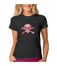 skull and cross-bones tee-shirts