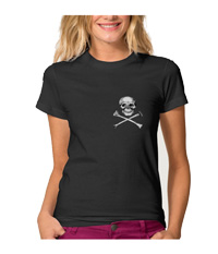 skull and cross-bones tee-shirts